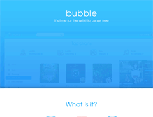 Tablet Screenshot of bubble.ly